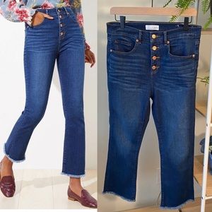 Loft Flare Crop Jeans NWOT